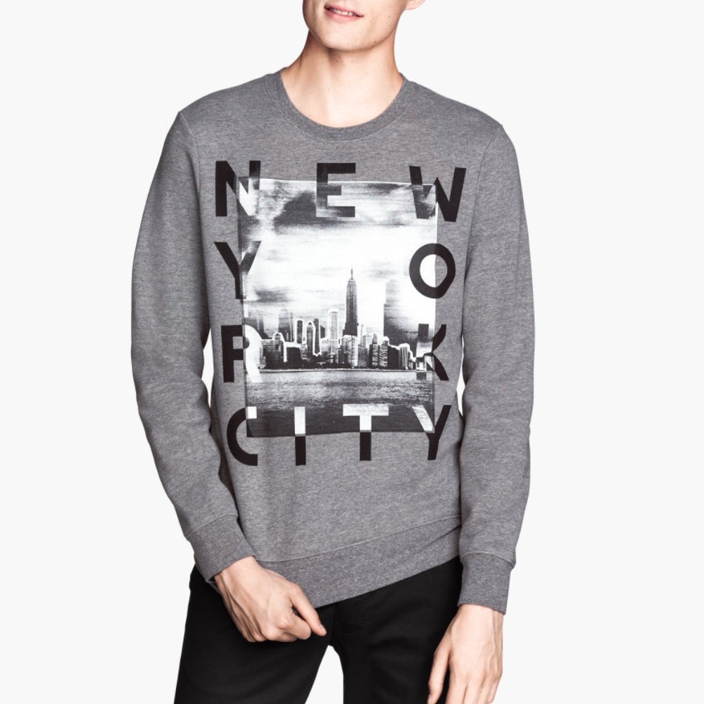 HM New York City Graphic Sweatshirt